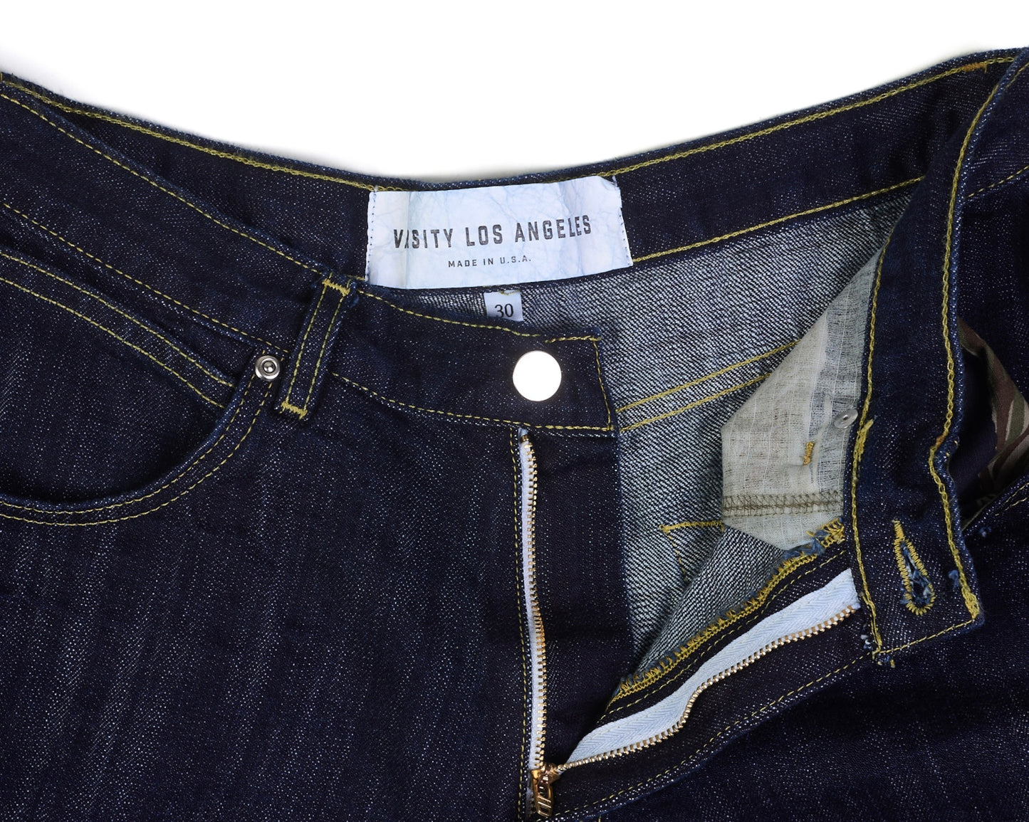 Varsity Los Angeles Triple Rinse Japanese Denim Shorts