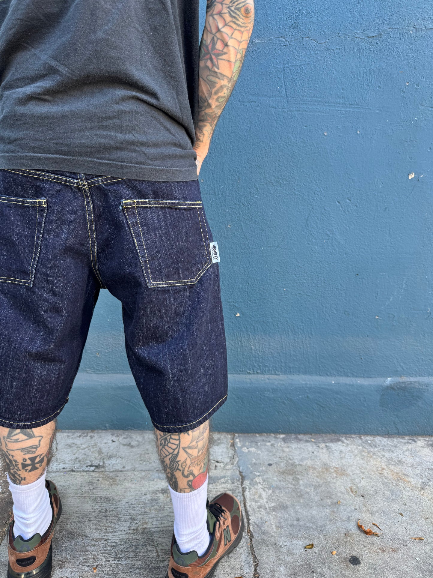 Varsity Los Angeles Triple Rinse Japanese Denim Shorts