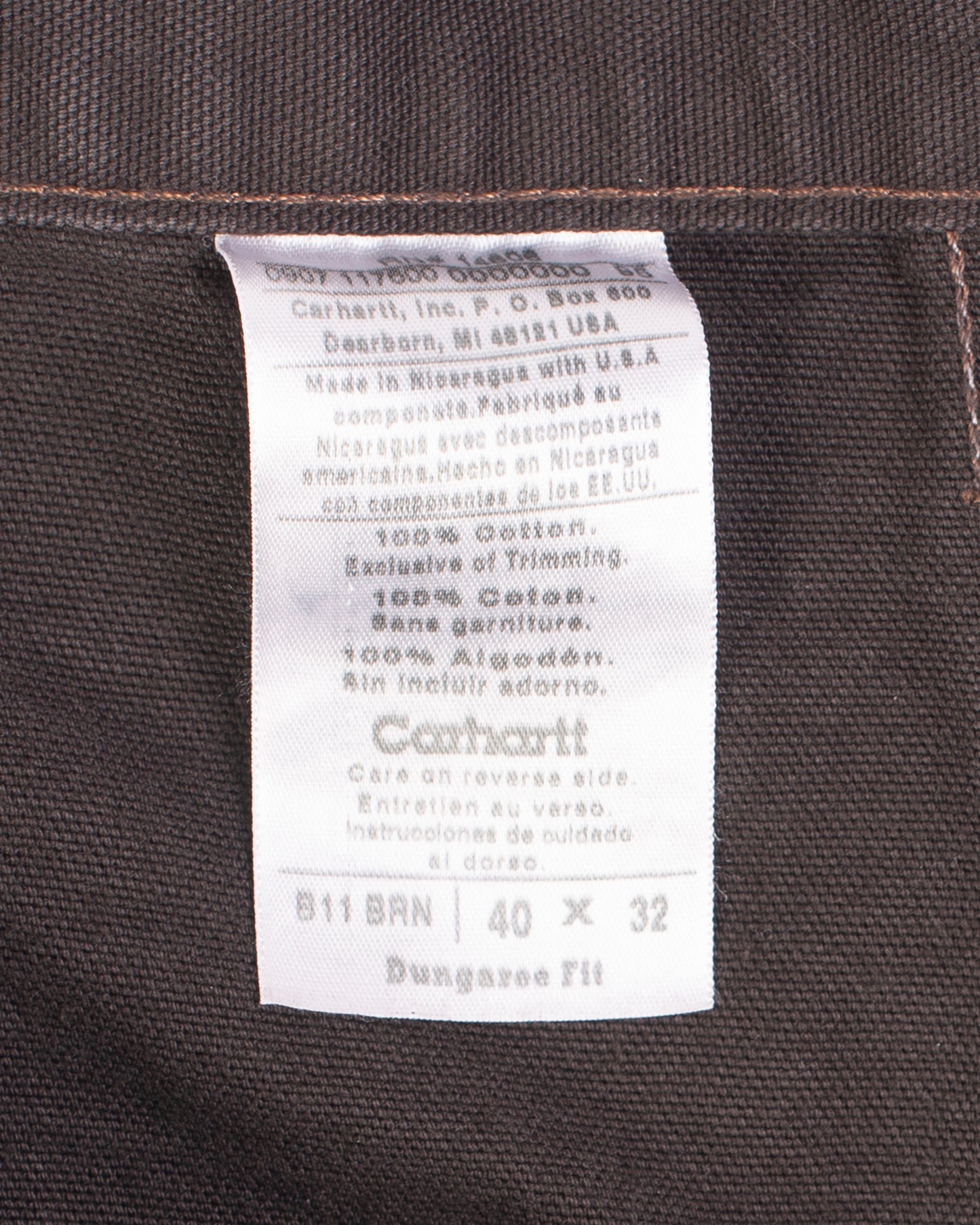 Carhartt Chocolate Work Pants