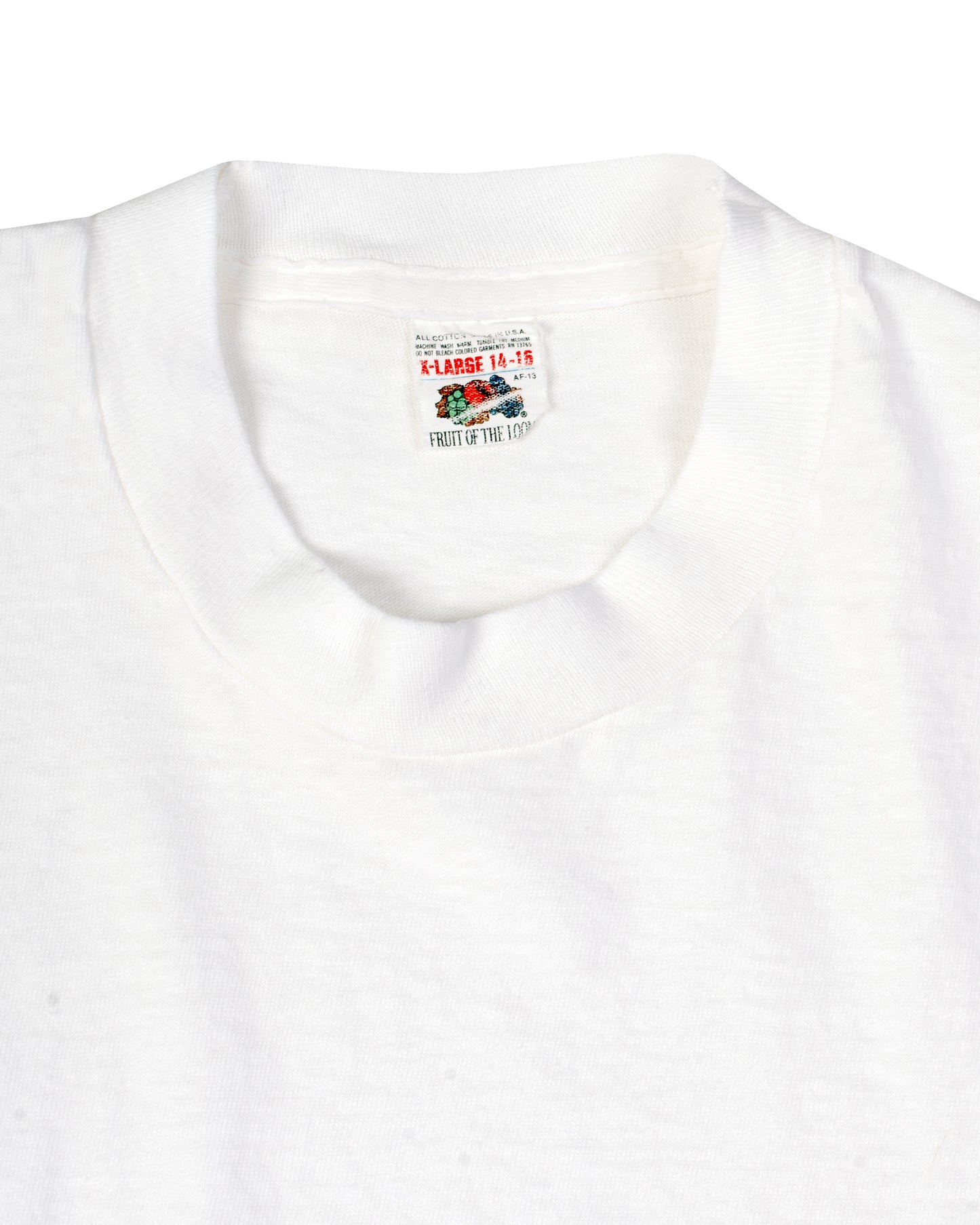 Blank Fruit of the Loom White T-Shirt