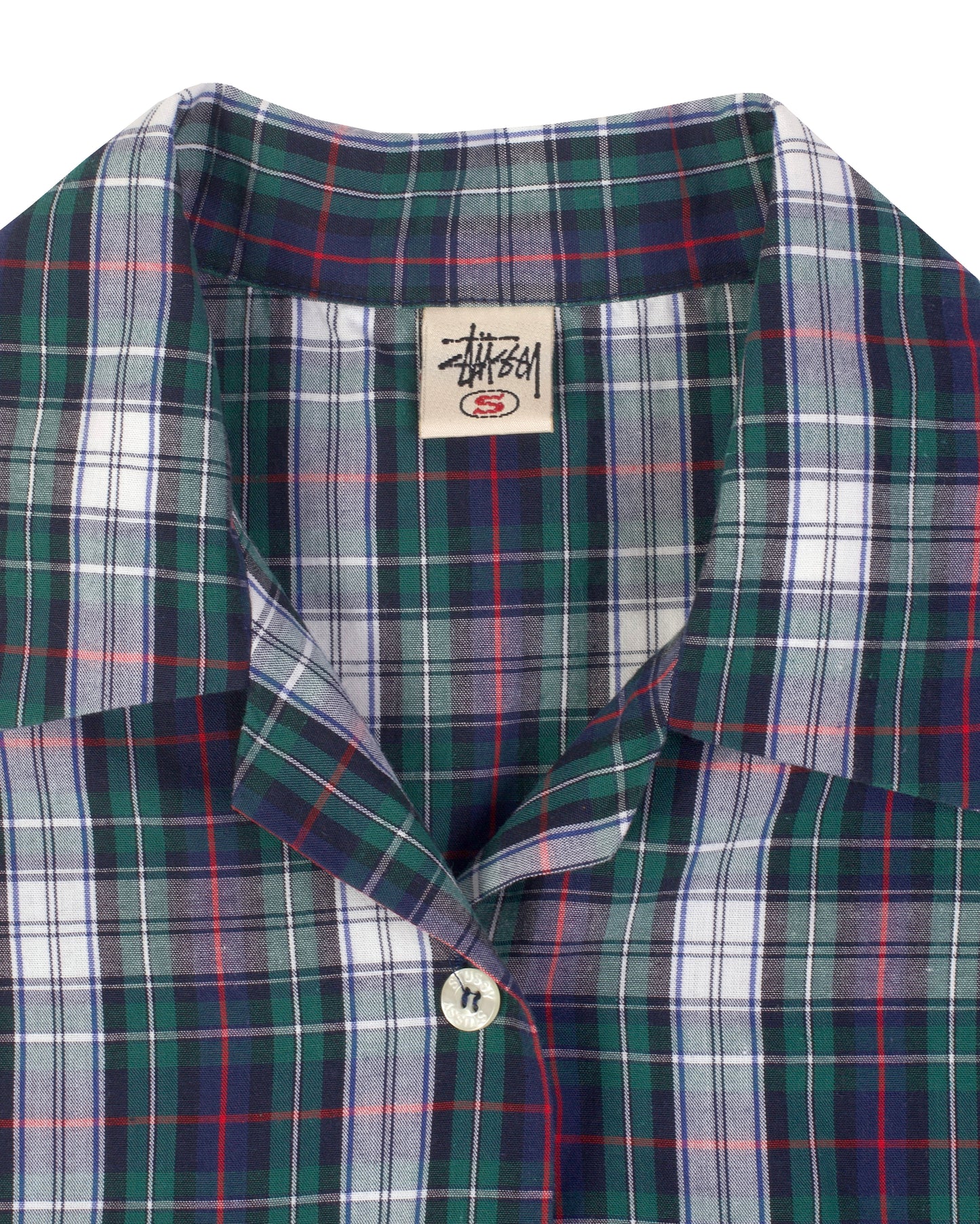 Stussy Plaid Sleeveless Shirt