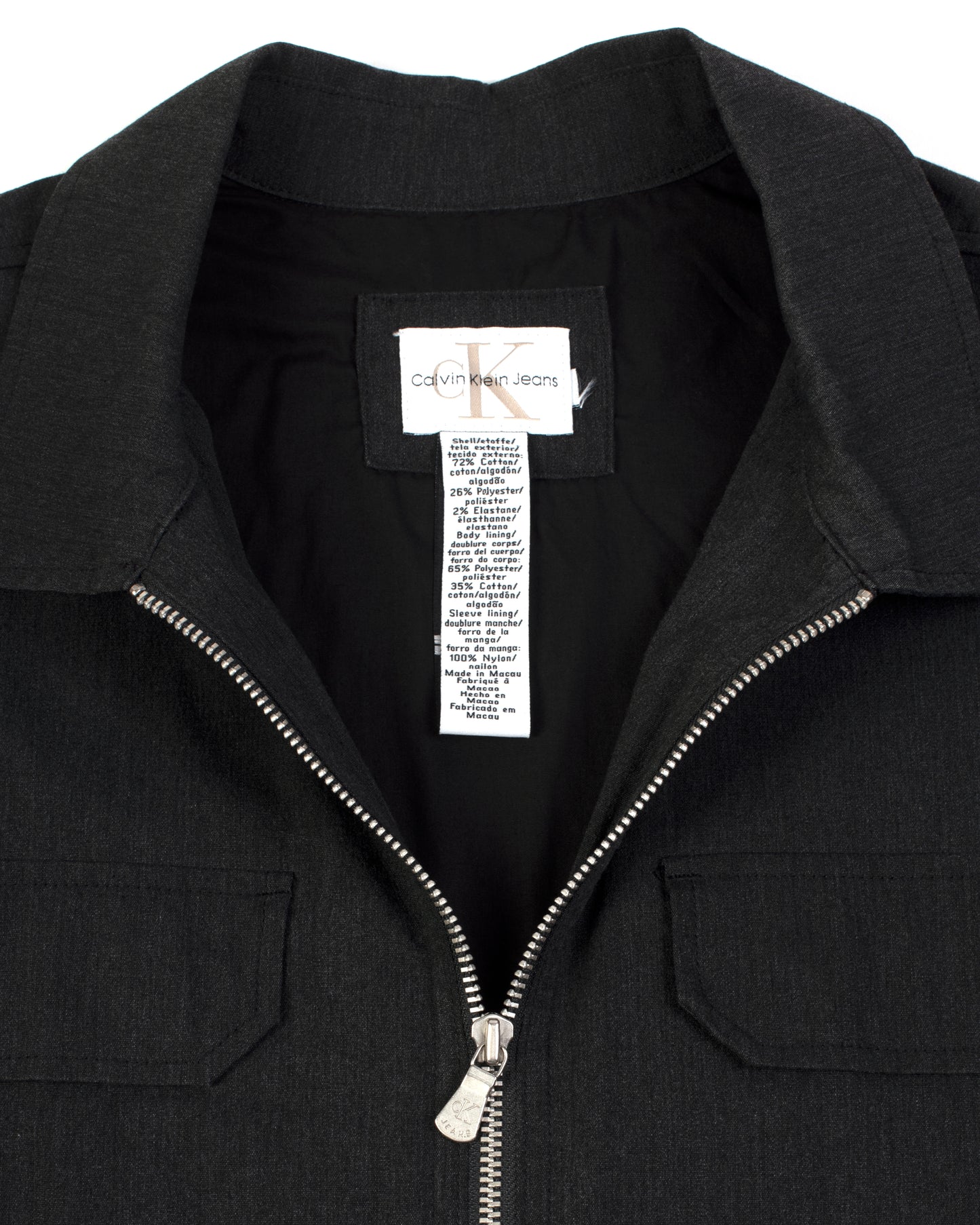 Calvin Klein Jeans Twill Zip Jacket