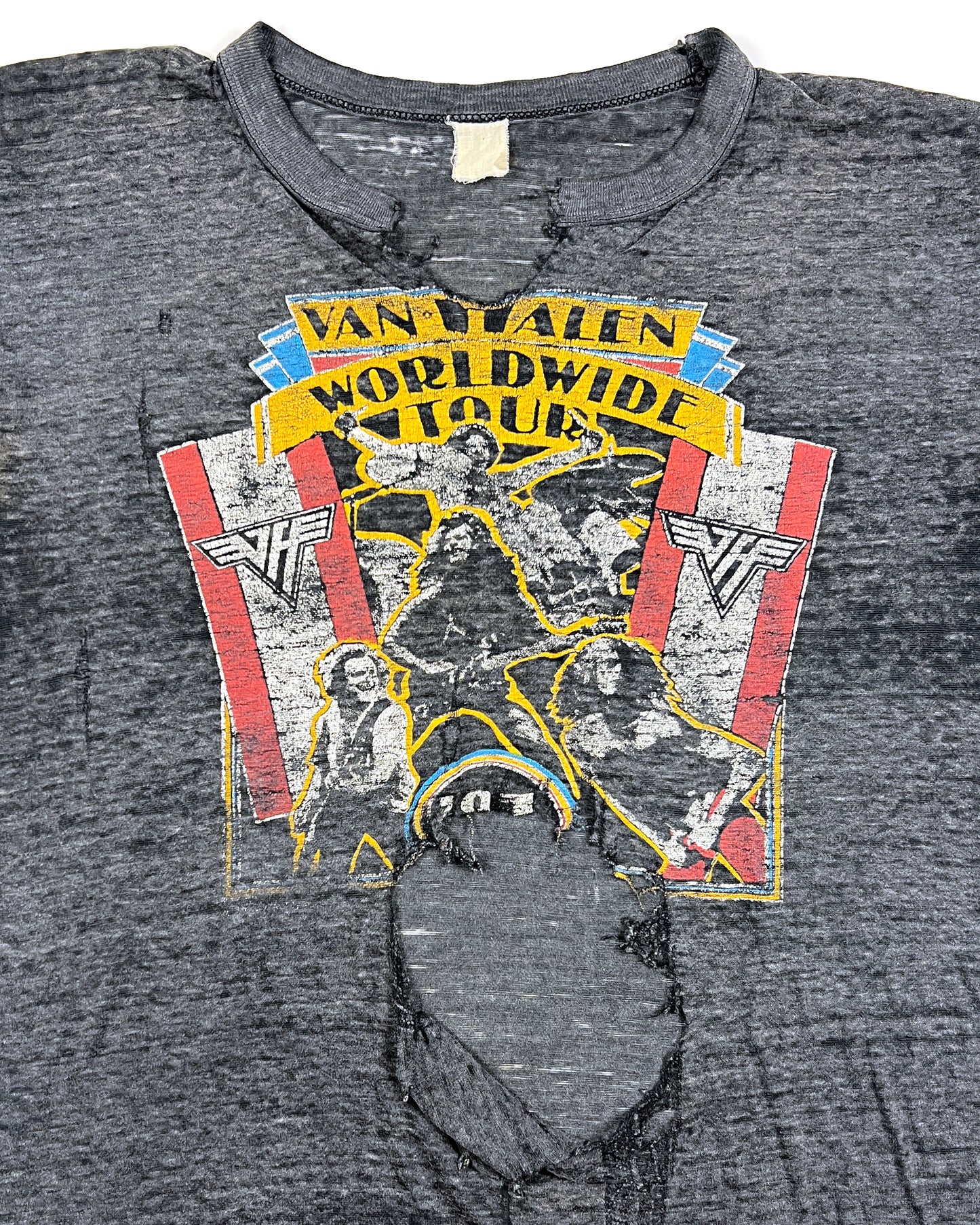 Thrashed Van Halen Tour T-Shirt