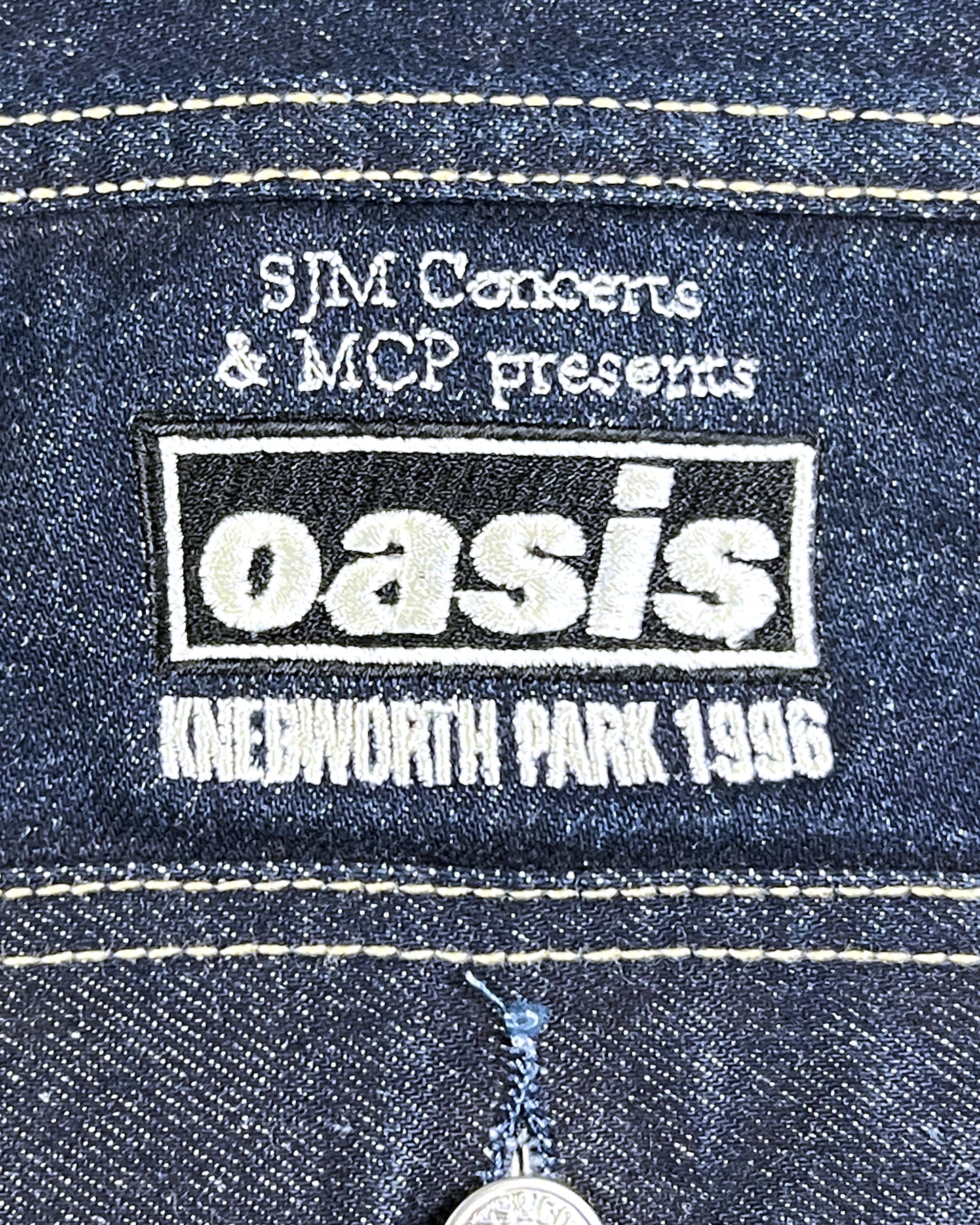 Oasis Knebworth Park 1996 Levis Jean Jacket