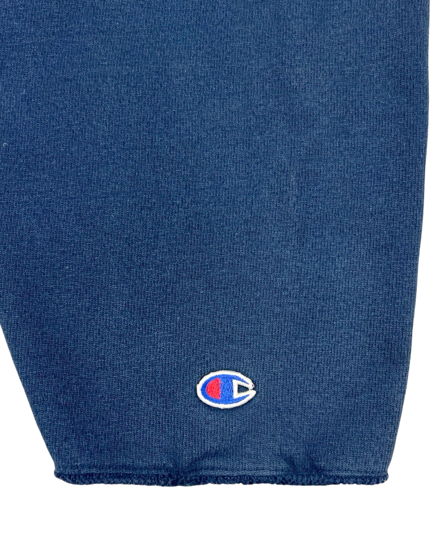 Champion Chopped Blank Blue Reverse Weave Sweatshirt
