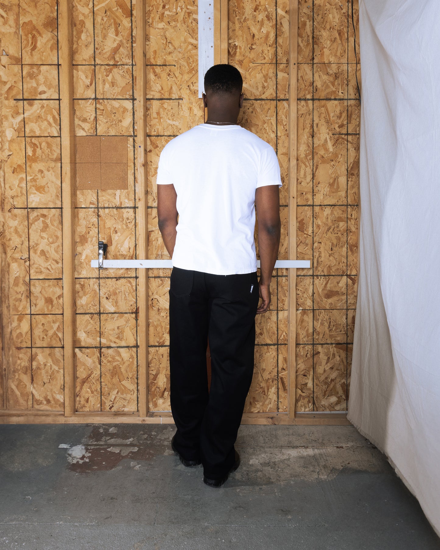 Varsity Los Angeles Black Full Cut Jeans