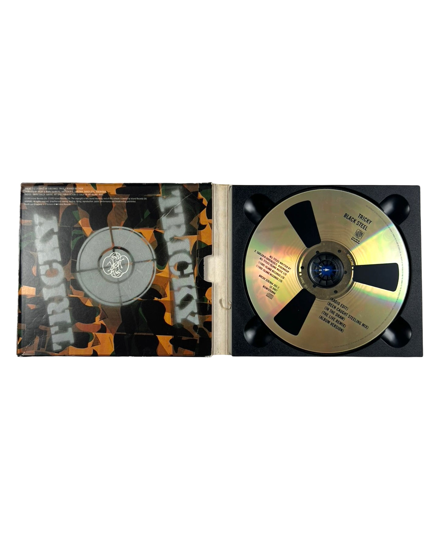 Tricky 'Black Steel' CD w/Poster