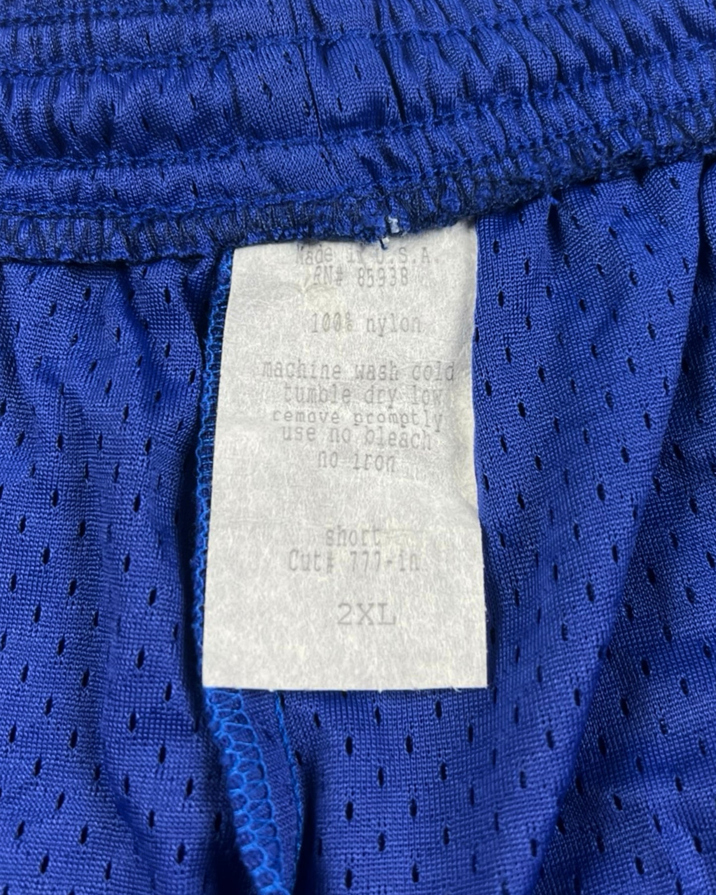 1990’s USA Made Blue Mesh Shorts