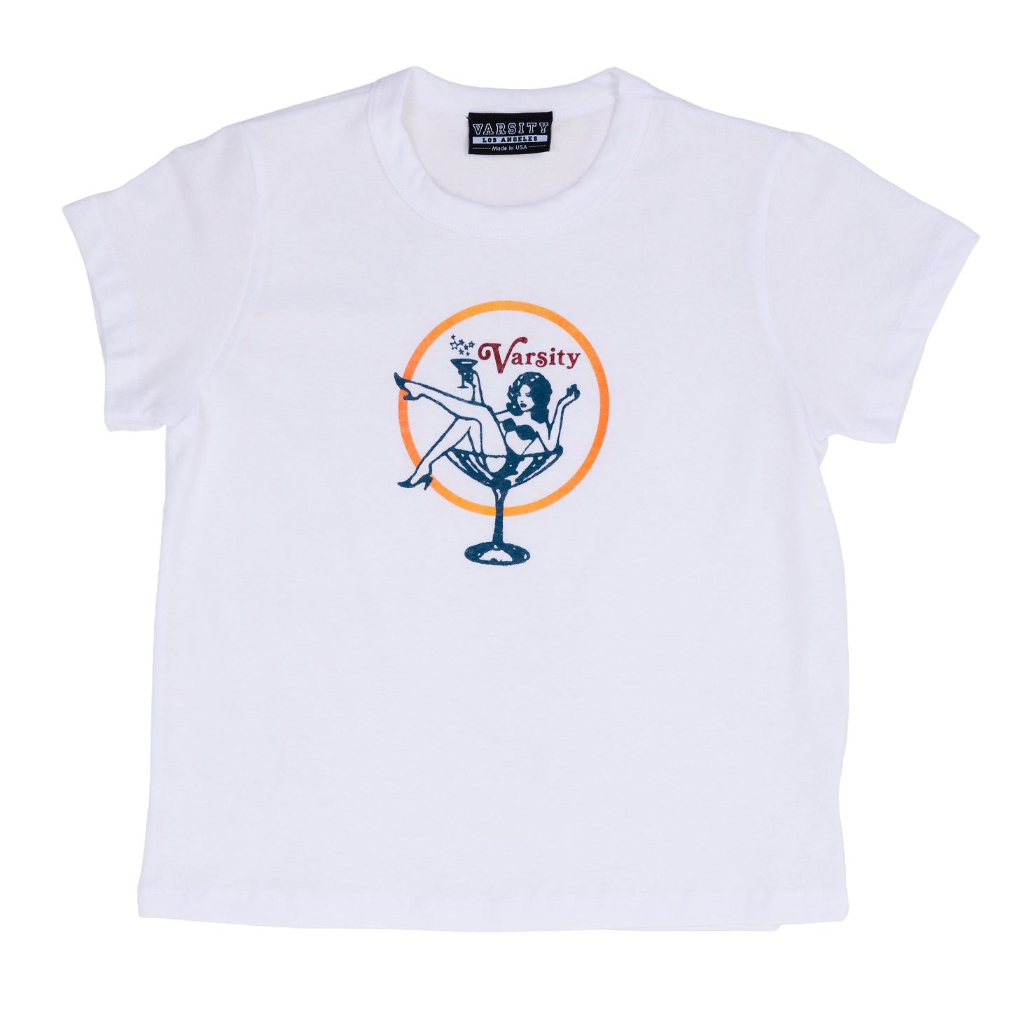 Varsity Martini Girl Babydoll T