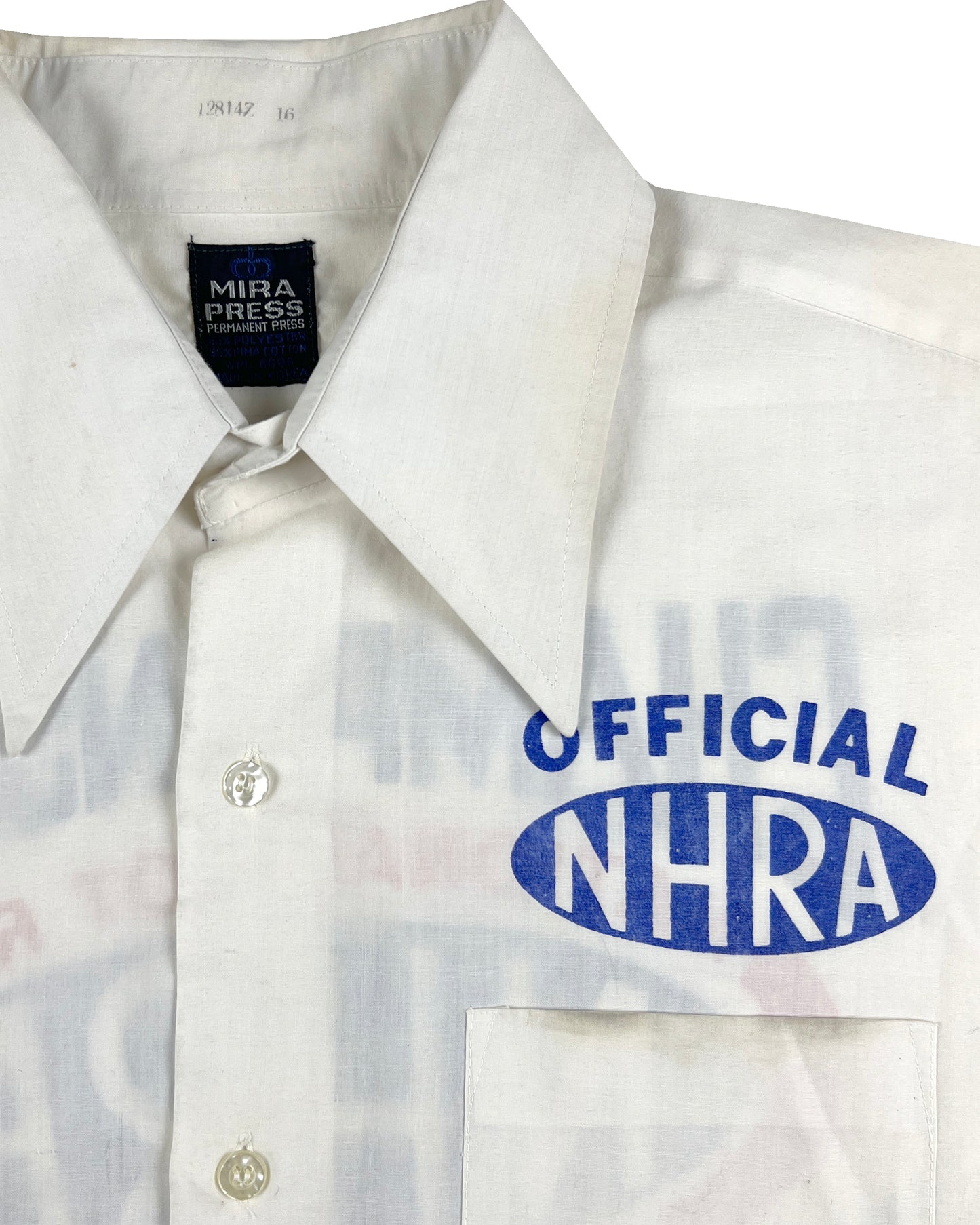 NHRA Button Down Shirt