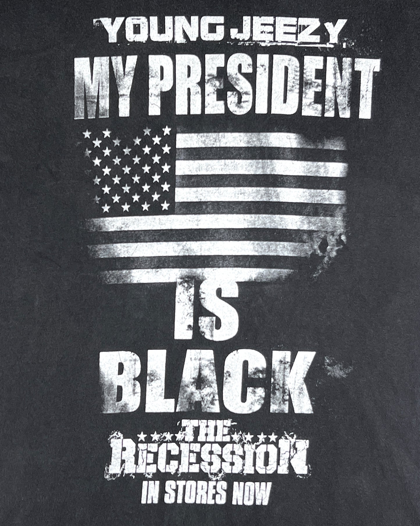 Young Jeezy President is Black Promo T-Shirt