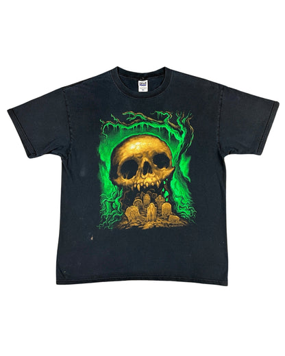 Wes Benscoter Glowing Skull T-Shirt