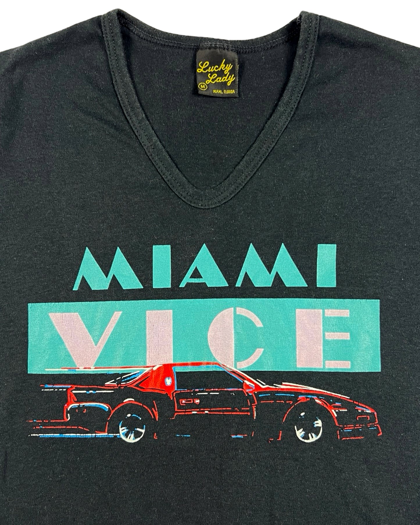 Miami Vice V-Neck Babydoll T-Shirt