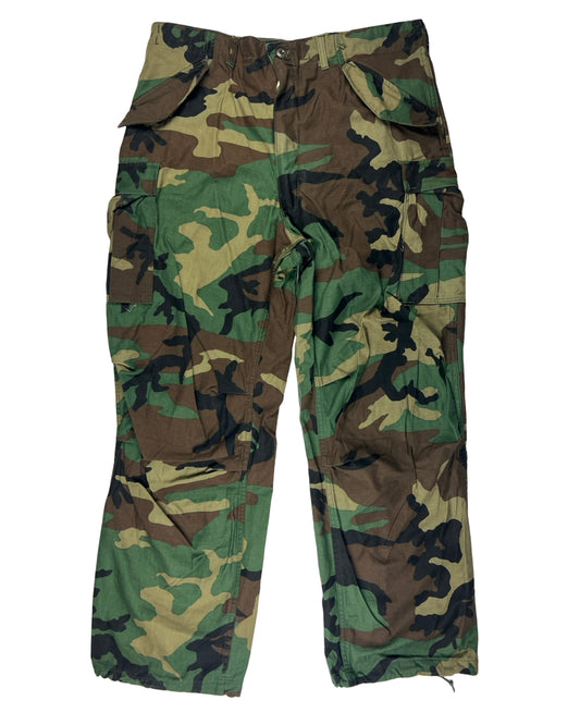 Cold Weather Heavy Camo Cargo Pants