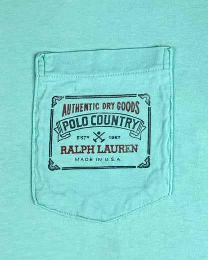 Polo Country Teal Pocket T-Shirt