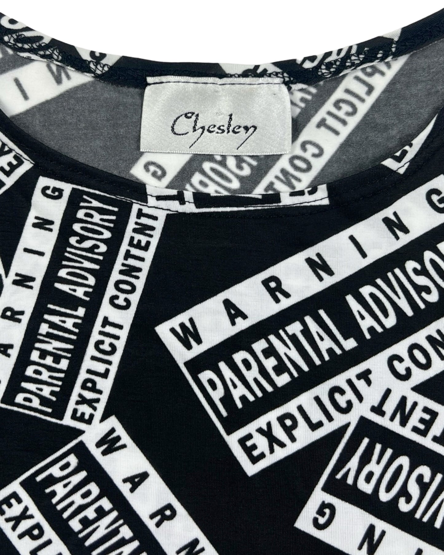 Parental Advisory All Over Print Dress